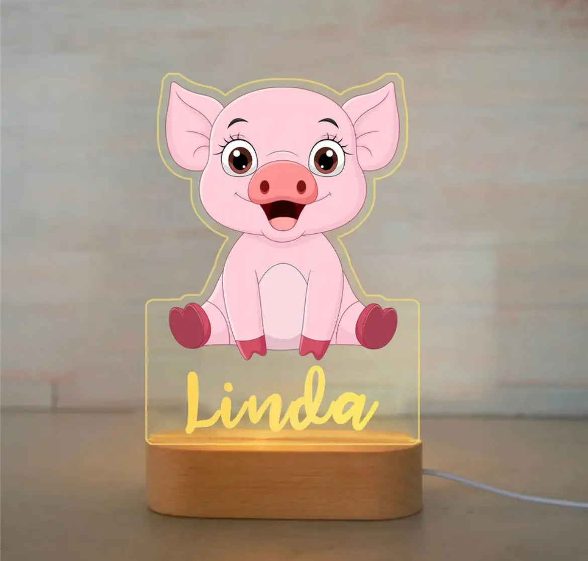 Personalized USB LED Night Light