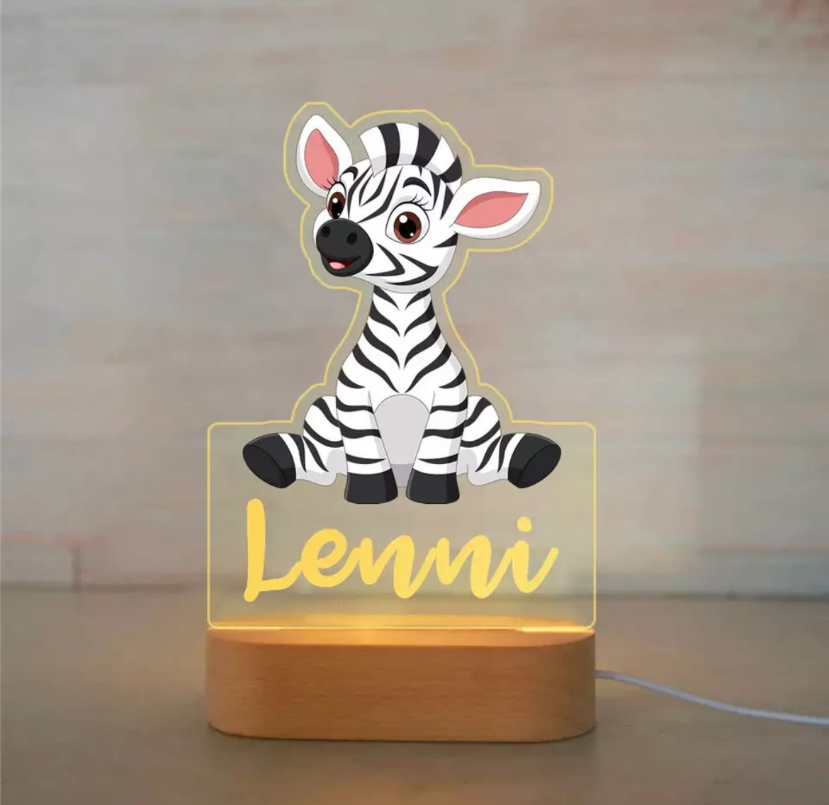 Personalized USB LED Night Light