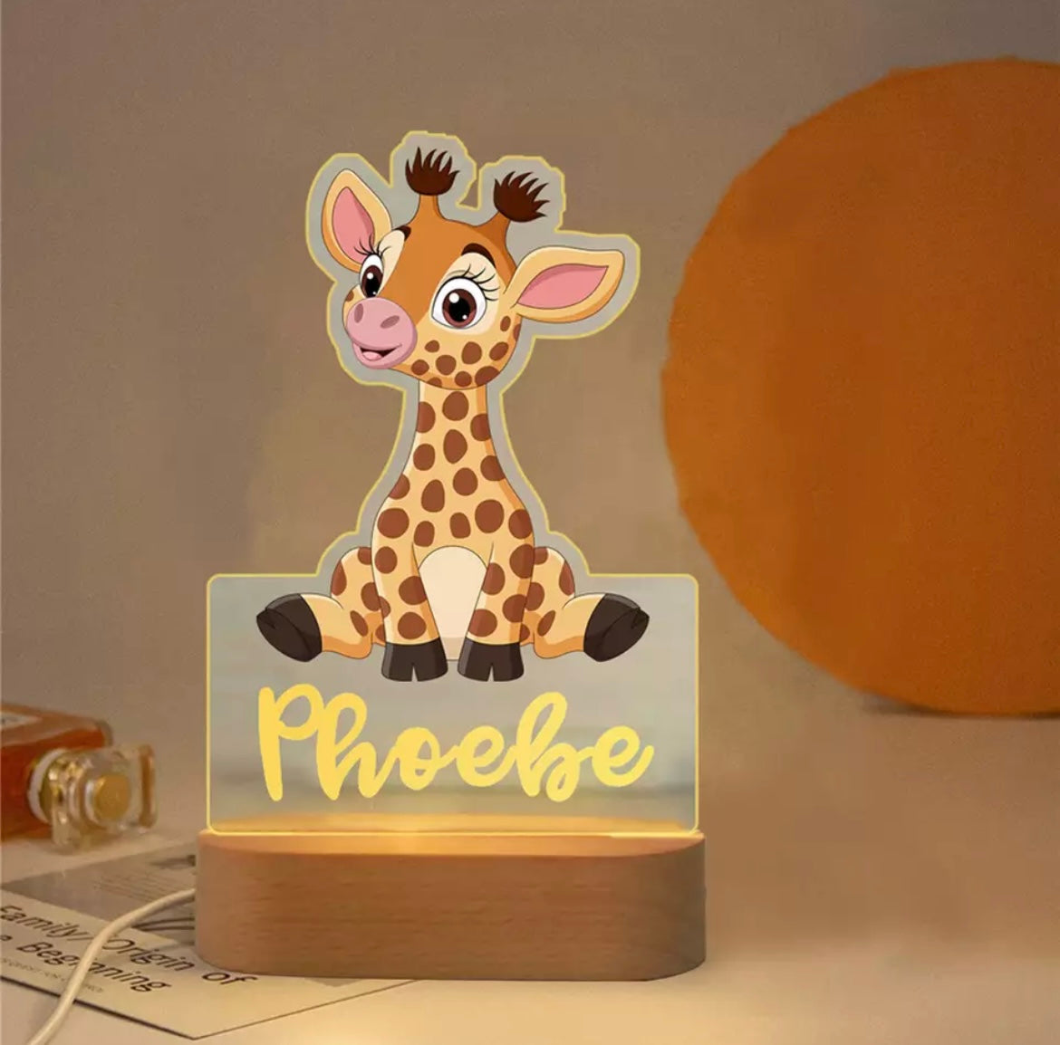 Personalized USB LED Night Light