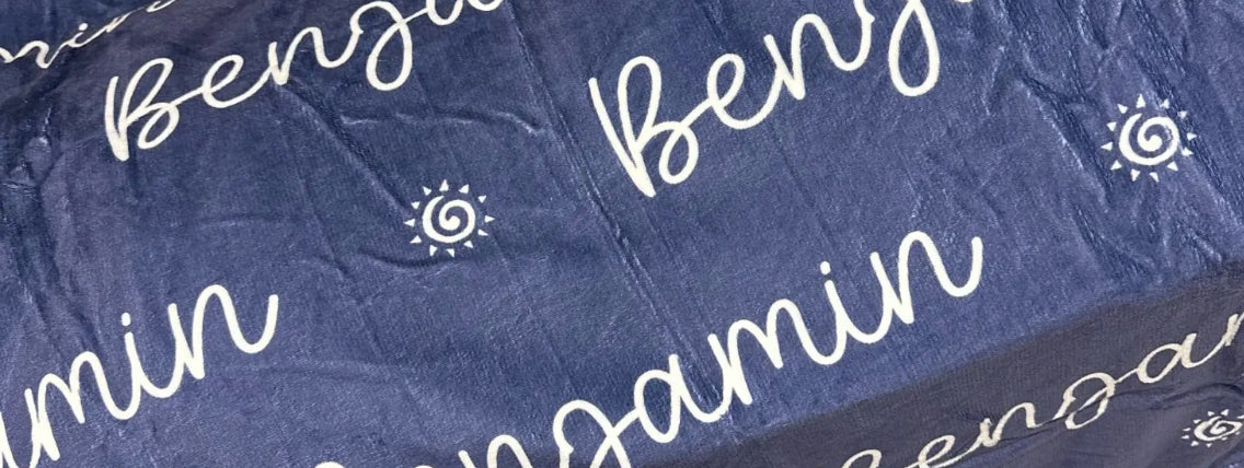 Custom Name Baby Receiving Blanket