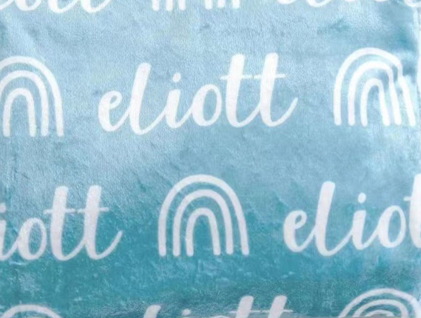 Custom Name Baby Receiving Blanket