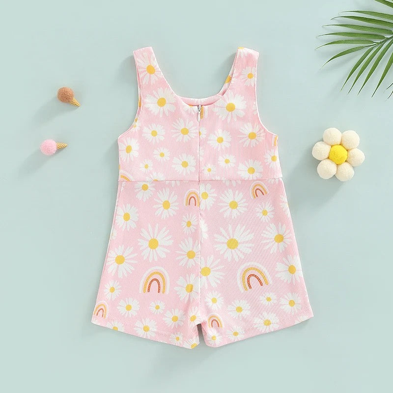 Daisy | Floral | Rainbow Rompers