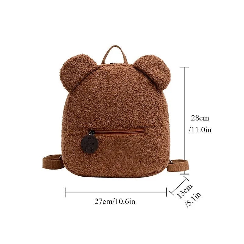 Personalized Embroidered Teddy Bear Backpack