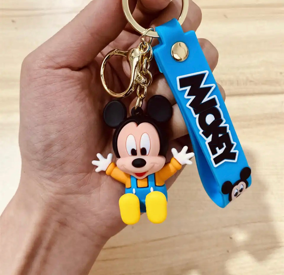 3D Disney Mickey Mouse Minnie Mouse Keychain