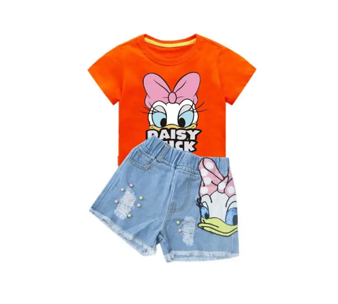 Daisy Duck Toddler Girl Outfit