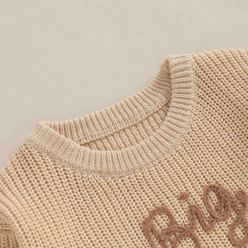 Little Brother | Big Brother Matching Embroidered Sweaters