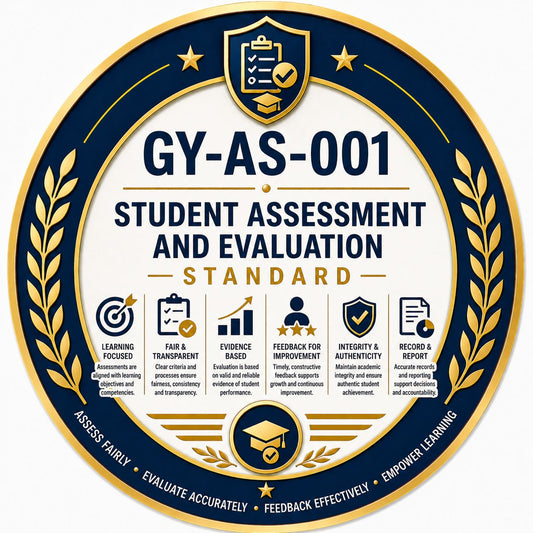 GY-AS-001 Student Assessment Standard