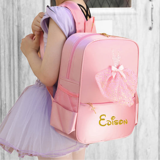 Personalized Embroidered Ballerina Backpack
