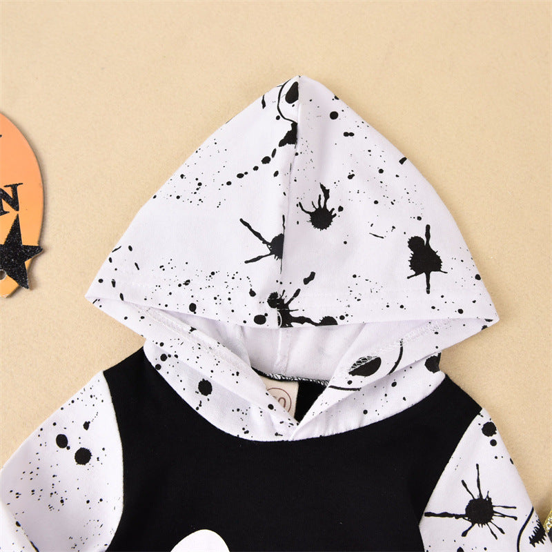 Nightmare Before Nap Time Baby Hooded Romper