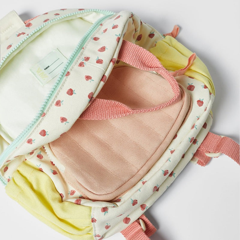Personalized Embroidered Strawberry Backpack