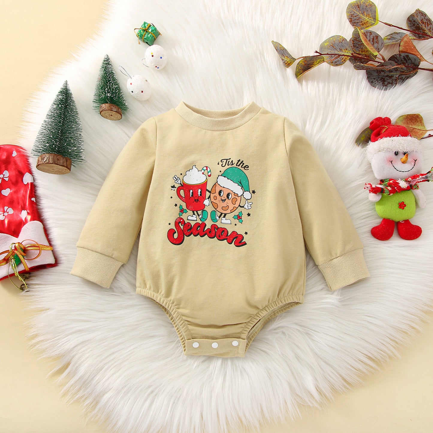 Tis' the Season | Starbies | Baby & Toddler Christmas Rompers