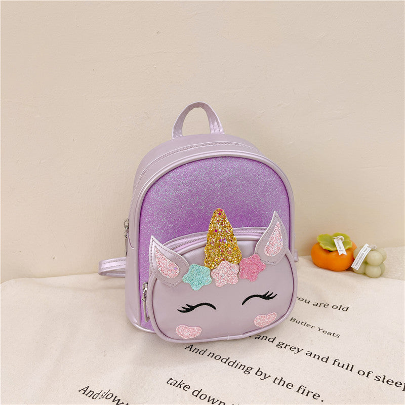 Personalized Embroidered Toddler-Size Unicorn Backpacks