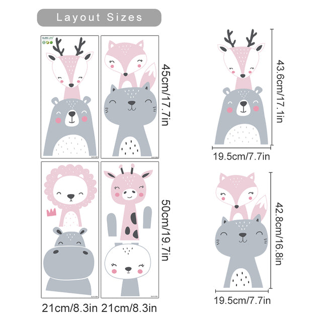 Animal Wall Stickers | Vinyl Wall Decals