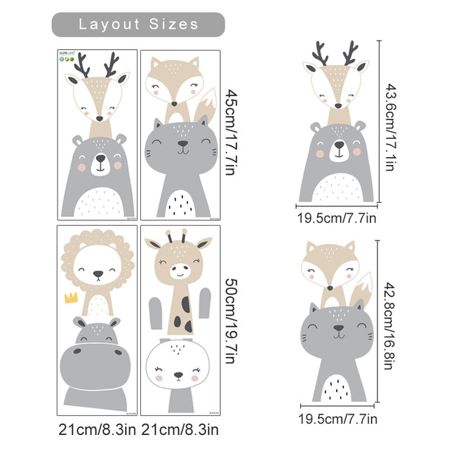 Animal Wall Stickers | Vinyl Wall Decals