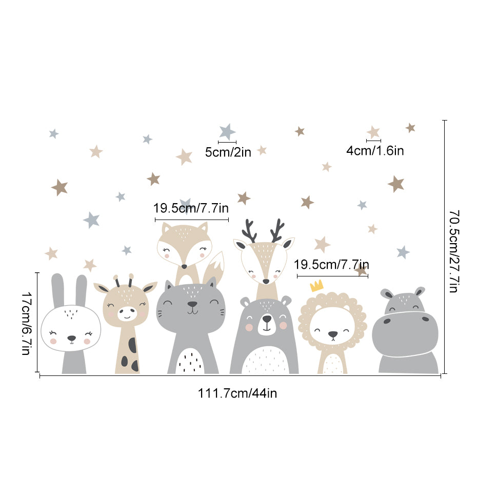 Animal Wall Stickers | Vinyl Wall Decals