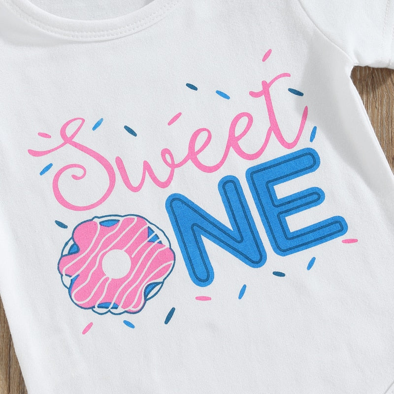 Sweet One | Donut 3-Piece Birthday Outfit