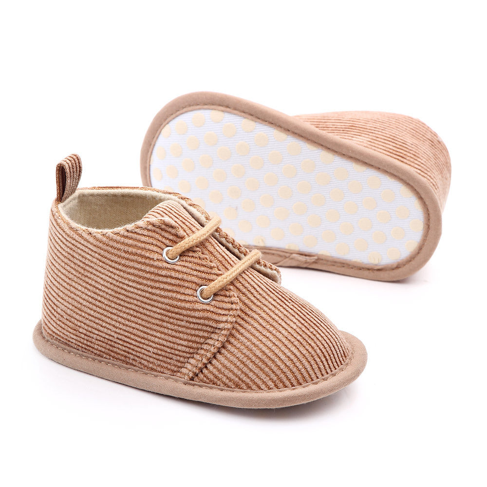 Ribbed Cotton Baby Shoes | Baby Walking Shoes