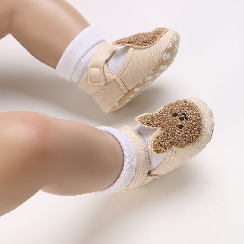 Gender Neutral | Bunny & Bear Face Baby Shoes