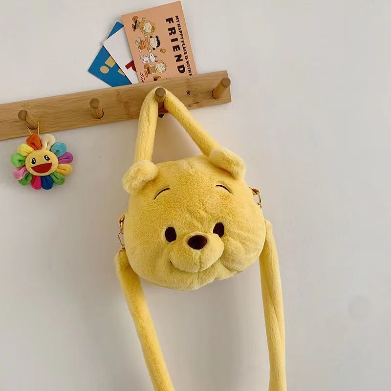 Pooh | Tiger | Stitch Plush Shoulder Bag