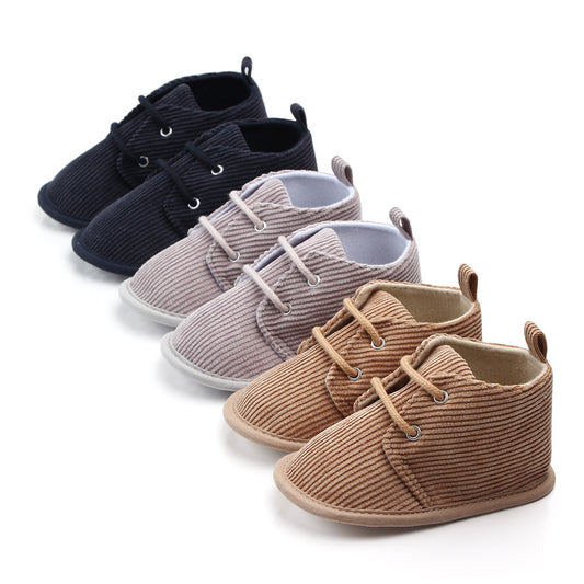 Ribbed Cotton Baby Shoes | Baby Walking Shoes