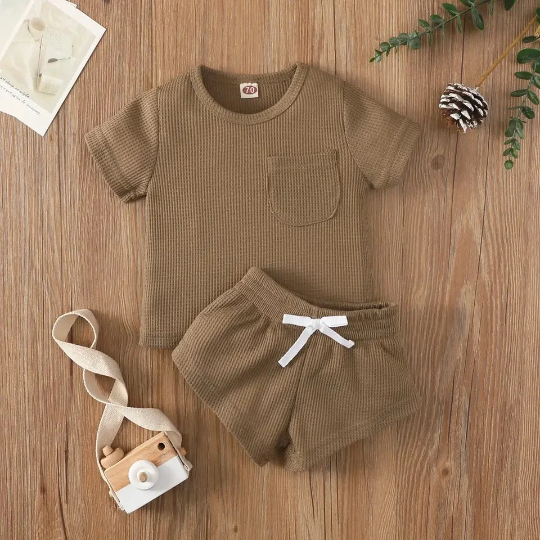 Gender Neutral | Baby & Toddler Set T-Shirt & Matching Shorts