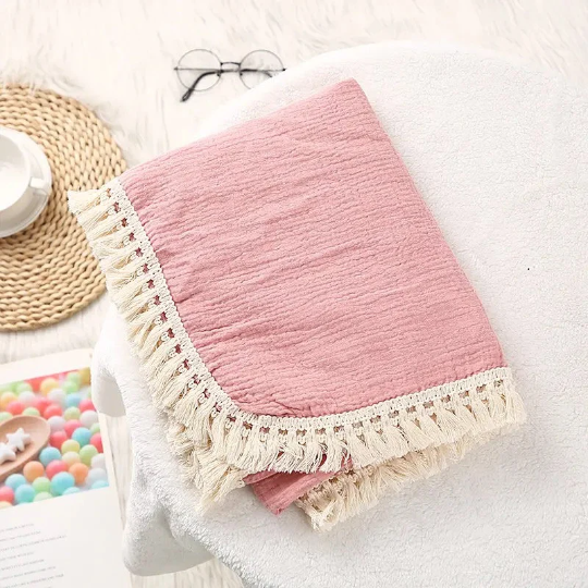 Baby Muslin Swaddle | 80 x 65cm | Cotton Square Baby Blanket