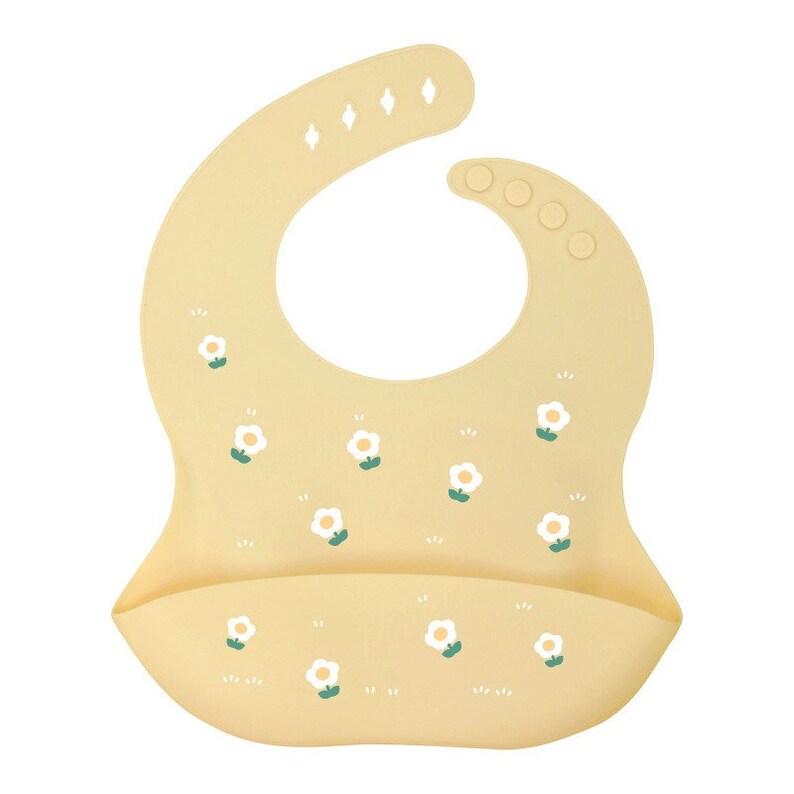 Silicone Daisy Floral Bibs | Rainbow Bibs