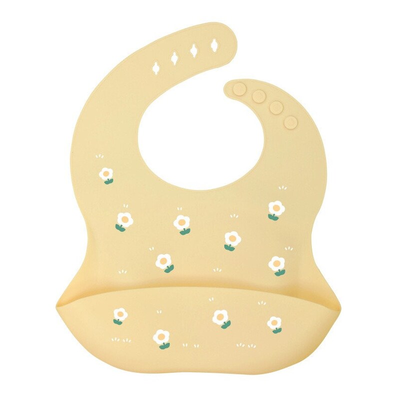 Silicone Daisy Floral Bibs | Rainbow Bibs