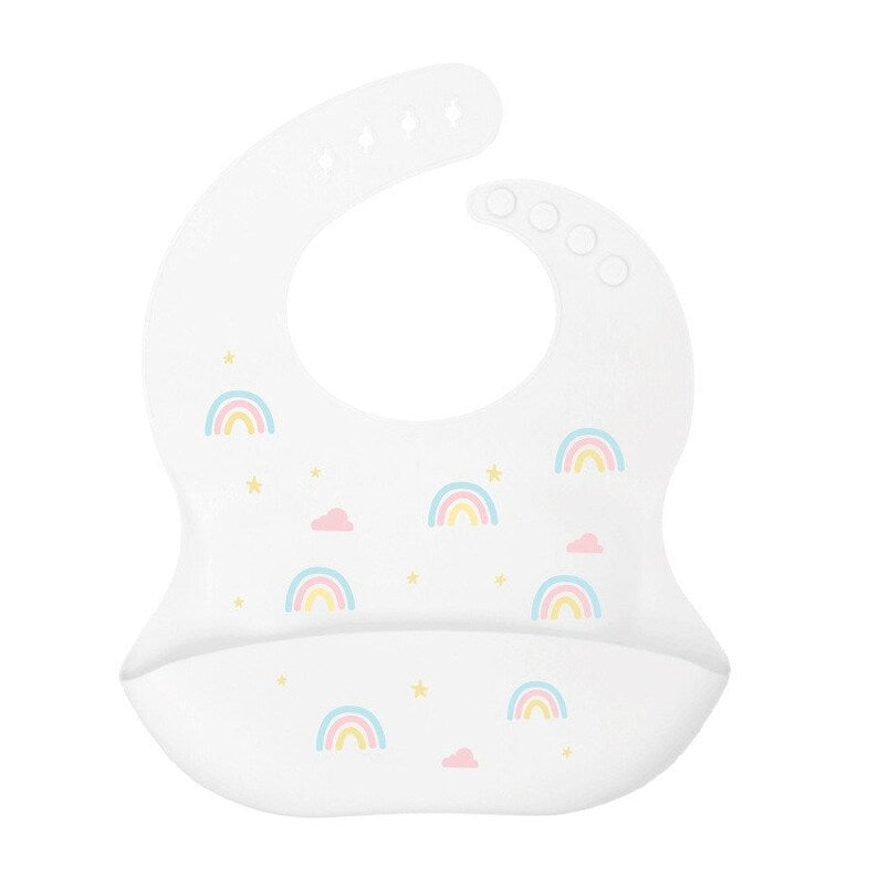 Silicone Daisy Floral Bibs | Rainbow Bibs