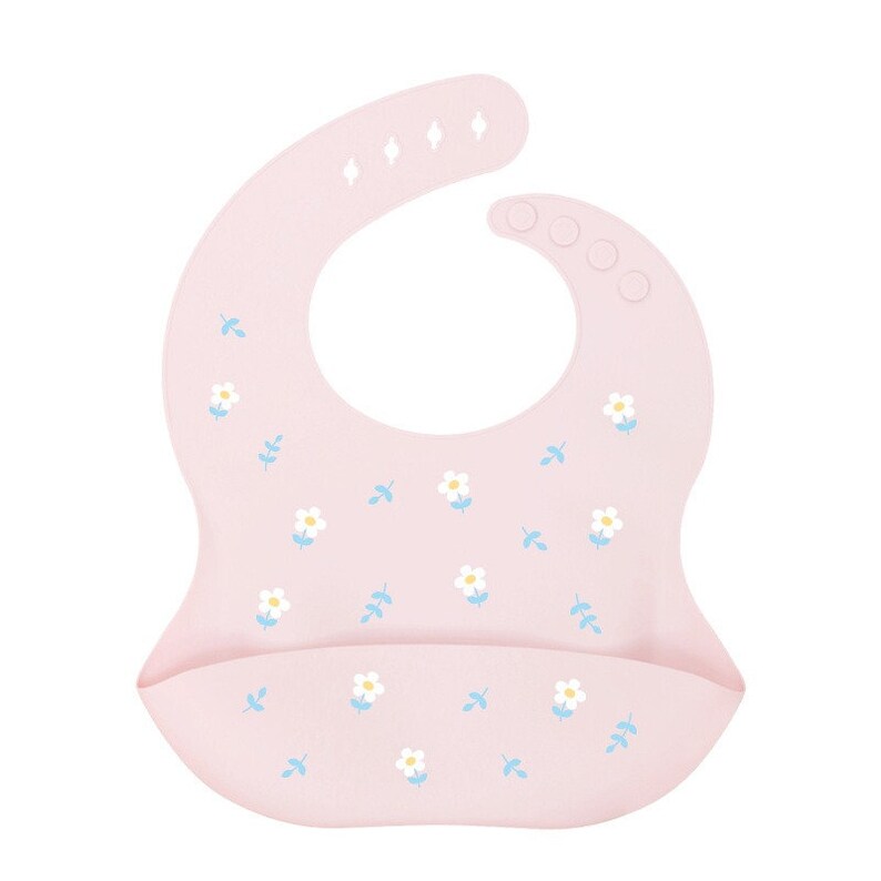 Silicone Daisy Floral Bibs | Rainbow Bibs